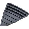 EasyByMall Anteriore Inferiore Destra Paraurti Triangolo Griglia Copertura per Ford Focus 2012 2014, Nero Opaco