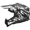LS2, Casco Moto Cross FAST II GROTESK Black Grey, XL