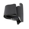 ZJYZYQ Rivestimento Protettivo Volante Per Fiat Per Bravo Per Doblo Per Grande Per Punto Per Linea Per Qubo Treccia A Mano In Pelle Traforata Coprivolante Per Auto Trim Copristerzo(Black)