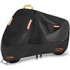 SANSHAOS Telo Moto per Esterno Impermeabile per Honda SH 150 2002-2021 2022 2023, Telo Coprimoto 210D 300D Resistente a Acqua Polvere Pioggia Vento Telo Scooter