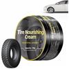 TUKNN Lucidante per Ruote Auto,Crema Brillante per Pneumatici,Brillante per Pneumatici per Automobili,Cera per Rivestimento Pneumatici, Crema per la Cura delle Pneumatici,100g
