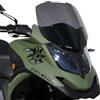 4moto Parabrezza sport (45 centimetri) compatibile con QUADRO QV3 e QV4 2018-2019 grigio prodotto da Ermax