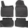 J&J AUTOMOTIVE Norm Liners Tappetini Auto su Misura per Ford Ecosport Dal 2014, Set da 4 Pezzi, 3D in Gomma TPE, Antiscivolo, Inodore, Colore Nero