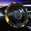 934 Copri Volante Farfalla D'Oro Coprivolante Per Auto Universale, Elegante,Assorbimento Del Sudore Volante Cover Per Suv Autocarri Accessori Auto Interno 38cm