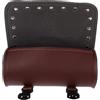 GOOHOCHY Borsa Laterale per Moto per Portare Attrezzi e Accessori in Pelle Pu Marrone Vintage Ampia Capacità e Design Multifunzionale Durante la Guida