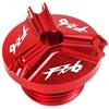 JSTVCUI Scarico Dell'olio Coperchio Tappo Motore Per Ya&maha FZ1 Fa&zer FZ6 FZ6R FZ8 Fa&zer FZ750 FZR1000 FZ Accessori Con Tappo Olio In Alluminio Coperchio Motore