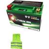 CLICK & GO COMPATIBILE CON CAGIVA Raptor 650 per anno 2000 al 2007 BATTERIA A LITIO SKYRICH HJTX9-FP FORNITA CARICA PER L'UTILIZZO BATTERIE 12V 36WH 180A RICARICABILE 150X87X105-POS.SX
