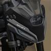 labelbike - Adesivi 3D Moto Muso Protezioni e Decorazioni in Resina Compatibile con Yamaha MT-07 2025 - Colore Grigio