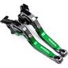 TREONK Set Leve Freno e Frizione in CNC Alluminio Regolabile per Kawasaki Z900 2017-2022 Z650 2017-2022 Ninja 650R / ER6F 17-22 Versys 650 15-22 Versys 1000 15-19 Vulcan/S 650 15-22