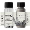 SD COLORS MOONWALK GRIGIO B71 New Touch Up Paint 15 ML RIPARAZIONE SCRATCH CHIP PENNELLO COLORE CODICE B71 MOONWALK GRIGIO (VERNICIA+LACQUA)
