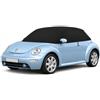 RAPID LUX - Copri Capote Impermeabile su Misura per Volkswagen New Beetle, Protezione da Pioggia, sporco e Raggi UV, Sistema Antifurto Personalizzato, Nero.