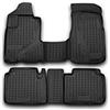 HOFFCAR KIT TAPPETINI COMPATIBILE CON HONDA CR-V, 2002-2007, 4 pcs. | TAPPETINO IN GOMMA TPE | BORDO ALTO 3D ANTISCIVOLO IMPERMEABILE