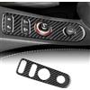 KUNGKIC Per Seat Leon Altea 2005 2006 2007 2008 - 2010 2011 2012 Per Toledo 2005 - 2009 Fibra di carbonio Auto Cambio Accendisigari Telaio Adesivo Decorativo Interno Accessori Regalo (Nero)