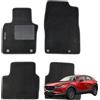 W-Parts SERIE 4 TAPPETI - TAPPETINI IN MOQUETTE NERI PER CX-30 dal 2019 in poi