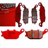 Brembo PASTIGLIE FRENO ANTERIORE + POSTERIORE SINTERIZZATE (SUZUKI SV S 650 2003-2009)