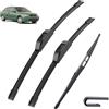 Autopixl Kit spazzole tergicristallo anteriore e posteriore compatibile con Opel Astra G Liftback 1998-2004 parabrezza parabrezza 20+19+16
