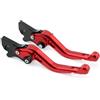 OJTEMHBH Leve Freno Frizione Per Piaggio Per NRG POWER DD Per MEDLEY 125 4T IE ABS 2016-2017 Leve Freno Posteriori Anteriori Corte Accessori Moto Regolabili Alluminio Leva Frizione Moto Freno(Red)