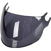 predolo Lente per Visiera Casco, Lente Parabrezza, Antigraffio, Adatta per Of562 ACC, Facile Da Installare, Grigio