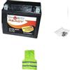 CLICK & GO COMPATIBILE CON WOTTAN Storm-S 300 per anno 2021 al 2023 BATTERIA YTX12-BS OKYAMI OTX12-BSR FORNITA CARICA E PRONTA ALL'USO BATTERIE ATTIVE 10 AH AMPERE 12 VOLT 150X87X130MM