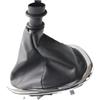 HWBZDPZQD Copri pomello cambio nero ABS+PU for Vivaro B 2014-2019 for Trafic III 2014-2019 for Talento 2016-2023 Protezione leva cambio auto