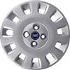 Rixto Kit di 4 copricerchi adattabili - per FIAT IDEA (LOGO BLU) - diametro 14 - non originali
