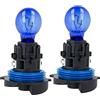 CARALL 2 Pezzi Lampade Alogene 12V Bianche ad Effetto Xenon (HP24W 12V 24W P24W)