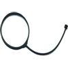 DEMULAX Cavo for tappo carburante, serbatoio, tubo flessibile, for BMW, for F10 F11 F30 F31 G30 E46 E90 E60 E30 E39 E34 Serie 3 5 cordino di fissaggio del tappo del serbatoio(BLACK Rope with Loop)