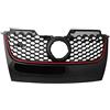 Longwc Auto Griglia Anteriore Radiatori per VW Golf 5 MK5 V GTI, Nido D'Ape Grille Accessori Modificati