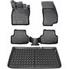 ELMASLINE 3D Tappetini Gomma e Vasca Baule per Citroen C4 (2021-2025) Elettrica (pianale di carico ribassato) (e-C4/e C4) | Tappetini Auto | Vasca per il bagagliaio | Accessori auto
