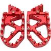 TGVSELPJ Parte della pedana Moto CNC Allunga Pedane Pedale Per HONDA CR125 CR250 CR 125 250 2002-2007 2006 2005 2004 2003(Red)