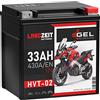 LANGZEIT Batterien LANGZEIT HVT-02 batteria moto 33Ah 12V YB30L-B YIX30L-BS 53040 senza manutenzione 30Ah 32Ah