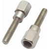 Litemai Specchietto Retrovisore M8 8mm A 6mm M6 Adattatore Specchietto Retrovisore Moto Maschio Femmina Filettatura Destra Allunga E Aumenta Le Viti(2pcs)