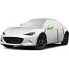 Generico mezza copertura auto Compatibile con Mazda MX-5 ND 2015-2026,telo auto antigrandine polvere,sole,gelo,antineve e antipioggia, protezione per tutte le stagioni