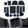 YEE PIN Tappetini in gomma V W Polo MK6 2018-2022 /Taigo Nivus 2021+ accessori interni antiscivolo Polo AW Taigo tappetini per console centrale, scatola di immagazzinaggio Polo AW Taigo Interno