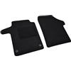 J&J AUTOMOTIVE Tappetini in Tessuto per Mercedes SLK R170 1996-2004, Set da 2 Pezzi Anteriori, di Velluto su Misura, Antiscivolo, Colore Nero