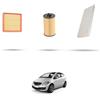 HOFFCAR Kit tagliando 3 filtri compatibile con Mercedes Classe A (w169) A150 70kw Dal 2004 al 2009