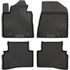 MOTOS Tappetini in gomma per auto adatto per Hyundai Tucson III 2015-2020 Migliorate il vostro comfort di viaggio con il tappetino antiscivolo per auto No.77