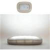 MASO Luce per tettuccio auto e camper, 10 LED, lampada da lettura USB per rimorchio/furgone/yacht/barca/roulotte (beige + bianco)
