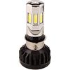 GZCRDZ Faro Del Motociclo H4 HA CONDOTTO LA Lampadina Bianco BA20D P15D H6 HS1 3500LM 35 W Testa Luci Per Moto 6COB 6000K 1 set (35W)