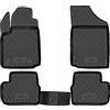 WALSER Tappetini in gomma per auto XTR su misura compatibile con Citroen C3 1 02/2002 - 2009