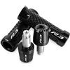 PSDFJAD For YAMAHA R3 YZF R3 2015-2017 2018 219 2020 2021 2022 Motocicletta 7/8 22mm Manubrio Manopole Manubrio Terminali Tappo(A-BLACK)