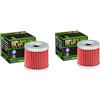 SBC 2 filtri olio compatibili con SUZUKI LT-Z 400 QUADSPORT 2003-2016