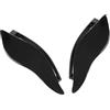 HWBZDPZQD Estensione parabrezza regolabile Batwing Carenatura Deflettore aria Ala laterale for Harley for Touring for Electra for Street 14-22
