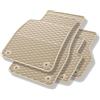 Mossa Tappetini gomma adatti per Audi A6 C8 (2018-2025) 4 pz. beige | Berlina, Avant