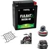 farbrothersonline BATTERIA YB12AL-A2 BS GEL FULBAT 12V/11,2AH (SIGILLATA ATTIVATA PRONTA ALL'USO) BATTERIE PER MOTO SCOOTER SPECIFICA 150X87X110MM FAI DA TE COMPATIBILE CON YAMAHA XV Virago 535 1986 A 2002