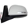 SUEVAS Specchietti esterni completi Per Suzuki SX4 2012 2013 Gruppo specchietto retrovisore esterno porta auto Parti per auto (Colore : Bianco, Misurare : Sinistra)
