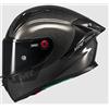DOBLE XX MT Helmets KRE Plus+s Pure 2025 Casco Integral Carbono Negro Brillo Ultraligero y Deportivo Homologación F.I.M. 22.06 Alta Seguridad y Ventilación Avanzada (M 57/58)