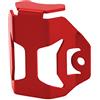 N\D Protezione della copertura del serbatoio della pompa del freno posteriore per Triumph Trident 660 2020 2021 2022 Moto Fluid Tank Oil Cup Net (rosso)