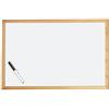 NIKOFFICE Lavagna Bianca Magnetica Cancellabile 45X60cm Cornice Legno 1pz