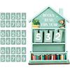 Dayysiuy Book Counter, 3D Wooden Reading Challenge Tracker, Books Read This Year Sign, Reading Challenge Gift For Readers, Teachers & Library Lovers - 18x13cm